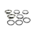 4.0 in QR AL V-band - 8 piece set (2C 3M 3F)