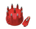 Replacement Cap And Rotor For Pro Mag, Red Replacement Pro Cap Red, 3 Terminal To Terminal Diameter MSD Ignition