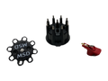 Replacement Cap And Rotor For Pro Mag, Black Replacement Pro Cap Black 3 Terminal To Terminal Diameter MSD Ignition