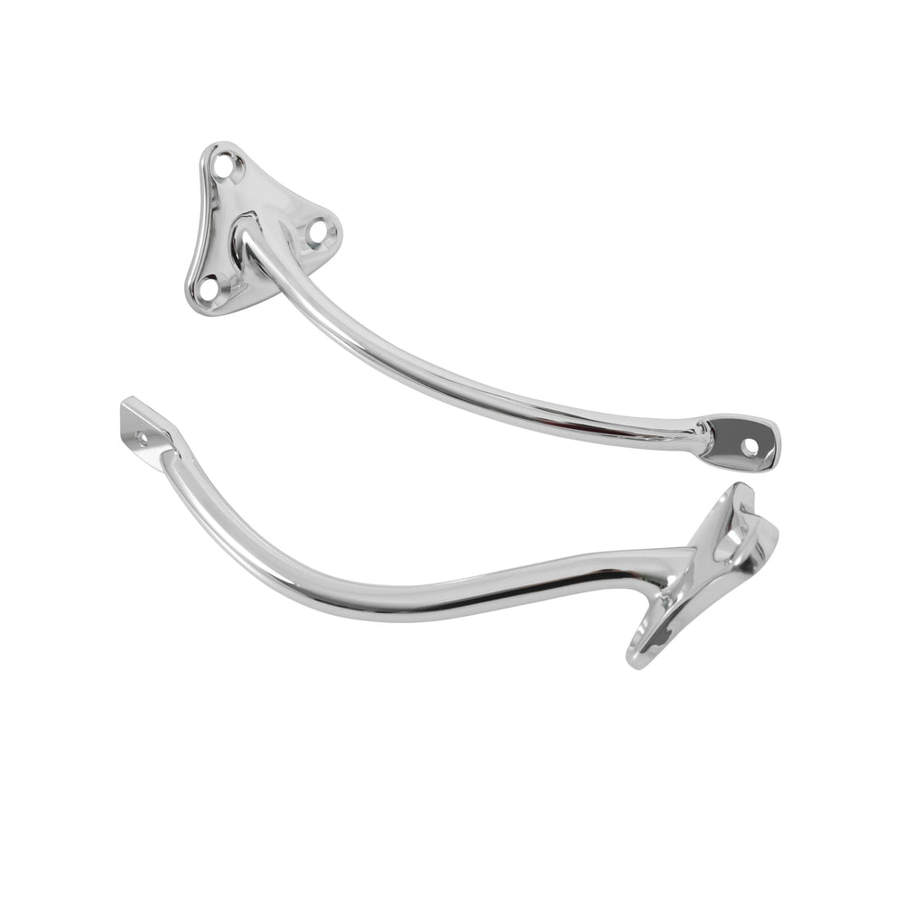 55-59 CHVY MIRROR CHROME/SS ROUND/S