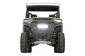 1x 93013 1x 70712BLDRL Polaris 12-inch LED Bumper Kit Black Series w. White DRL (19-20 Ranger)