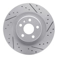 DFC 16-26 Volvo V90 Rear Right Drilled & Slotted Geoperformance Rotor
