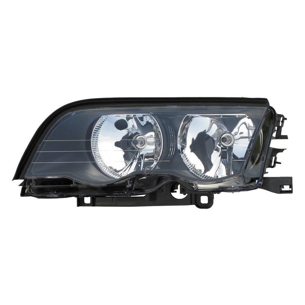 LH HEADLAMP ASSY COMPOSITE; W/HALOGEN LAMPS; 4DR SDN; E46; 323I 9900