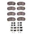 DFC 05-11 Freightliner FL360 (Mexico) Rear/Front Heavy Duty Pads and Hardware Kit