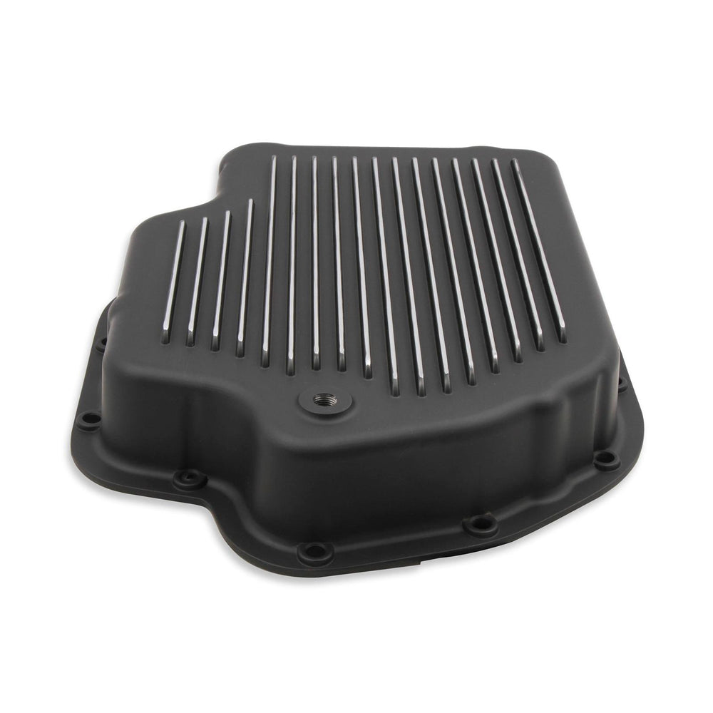 TRANS PAN GM TH400 BLACK ALUMINUM