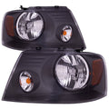 RH HEADLAMP ASSY COMPOSITE; F150(NEW STYLE); W/SHADOW GRAY TRIM; F150 0708