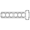 Cometic Jaguar 3.4L/3.8L XK6 .059in CFM Cylinder Head Gasket - 89mm Bore - With Rear Water Holes