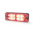 DIRECTIONAL LOWPROFILE 12LEDS 1224V SINGLECOLOR RED