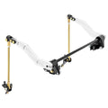 RockJock Left Rear Antirock Sway Bar Frame Bracket - Steel (Fits RJ-256200-101 / 103)