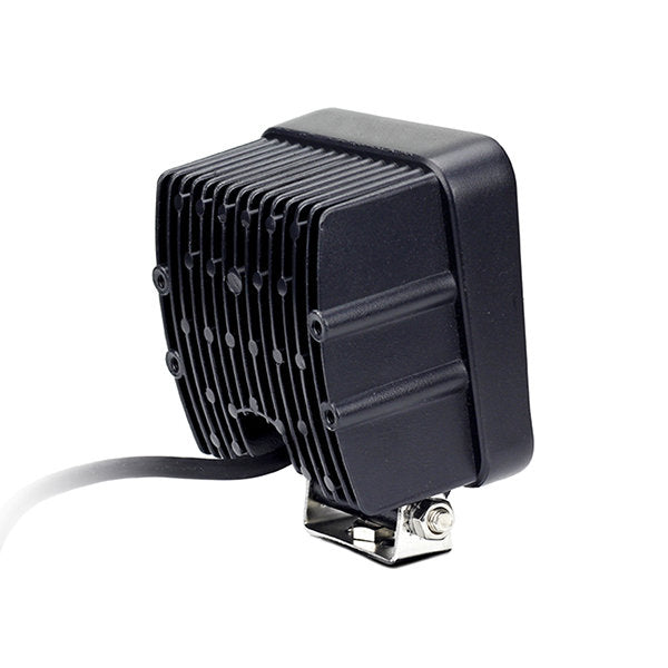 ~(2 lbs. 6X5X3)~ 4 Inch Work Light 48 Watt Spot RGB Accent Fracture Series Quad-Lock/Interlock Quake LED