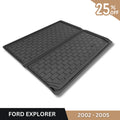3D Maxpider 02-05 Ford Explorer Kagu Black Cargo Liner Stowable