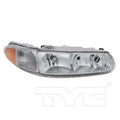 CAPA 9704 BK REGL/ 9705 BK CNTRY HEADLAMP ASSY RH