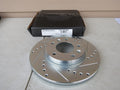 R1 03-05 Mazda 6 Front Right Drilled & Slotted Silver Brake Rotor