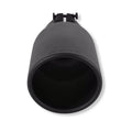 Exhaust Tip Exhaust Tip 5.0 Inch Black Angle Cut Fits 3.5 Inch Tubing, 12.00-In Long Clamp On Flowmaster