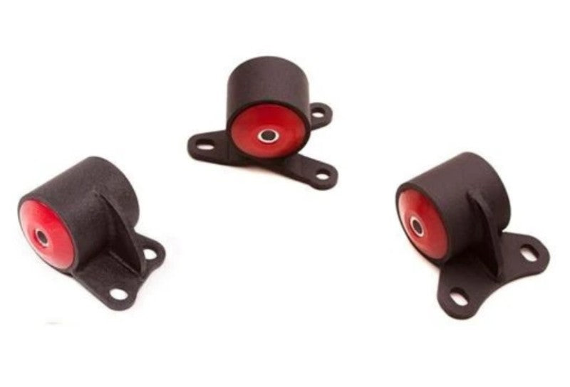 Innovative 90-93 Integra/88-91 Civic B-Series Black Steel 75A Bushing Front Torque Mount & Bracket