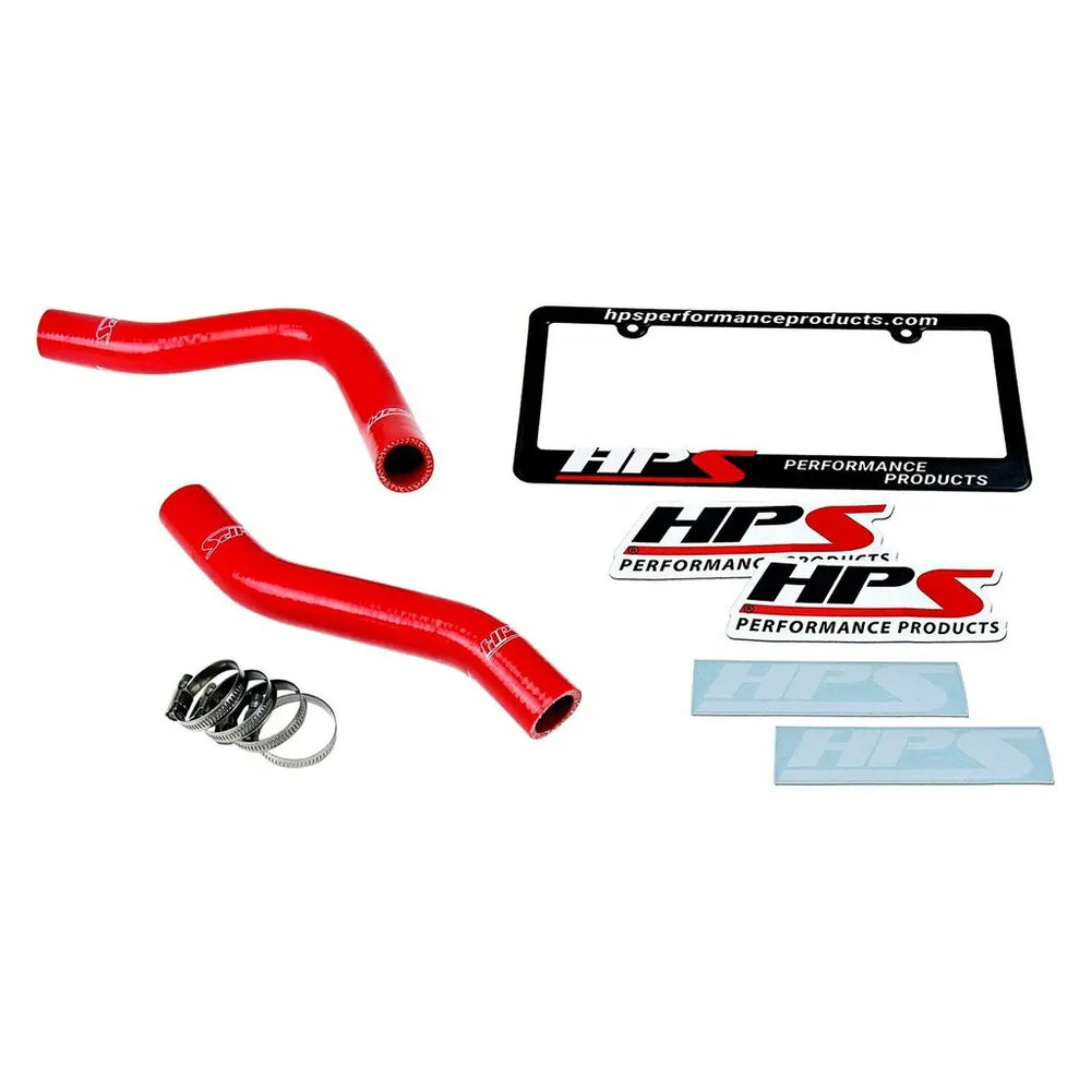 HPS Performance Red Reinforced Silicone Radiator Hose Kit Coolant for Honda 11-16 CRZ