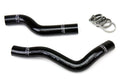 HPS Performance Black Reinforced Silicone Radiator Hose Kit Coolant for Honda 09-13 Fit