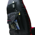 Seat Cover 1997-2002 TJ Wrangler w/2 Seat Covers/2 Seat Belt Pads/Steering Wheel Cover Black/Red RT Off Road