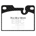 EBC 79-88 Porsche 924 2.0 Turbo Yellowstuff Rear Brake Pads