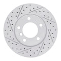 R1 91-06 BMW 328I Front Left Drilled & Slotted Geoperformance Rotor