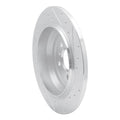 DFC 06-12 Mercedes-Benz ML350 Rear Left Drilled & Slotted Silver Brake Rotor