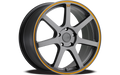 MR132 18X8 5X4.5 M-BLK RED 35MM