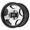 AR923 17X9 5X5.5 S-BLK MACH -12MM