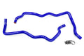HPS Performance Blue Reinforced Silicone Heater Hose Kit for Jeep 07-11 Wrangler JK 3.8L V6 Left Hand Drive