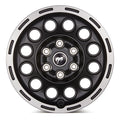 Ford Racing Bronco 17x8.0in Single Wheel - Matte Black