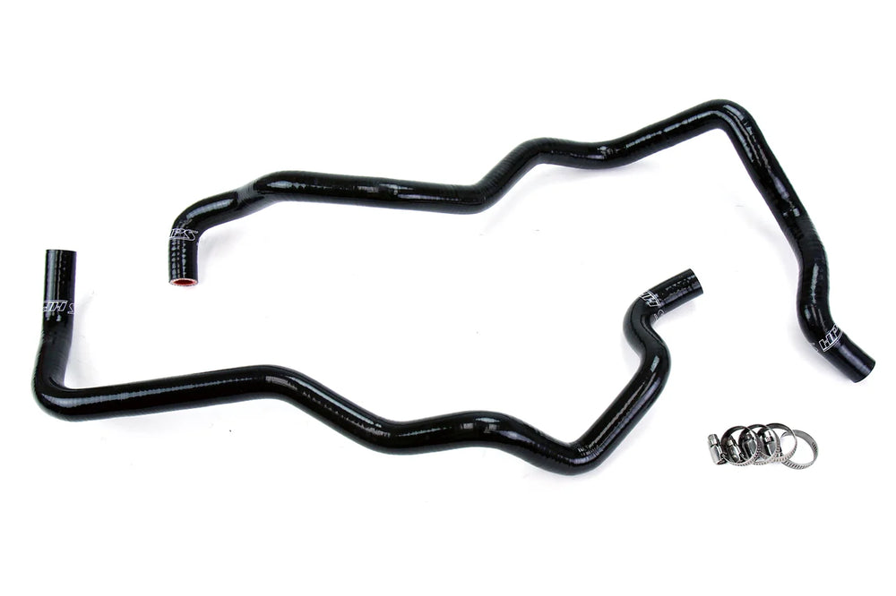 HPS Performance Black Reinforced Silicone Heater Hose Kit for Jeep 07-11 Wrangler JK 3.8L V6 Left Hand Drive