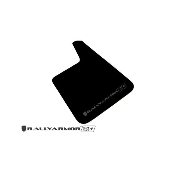 Rally Armor UR Plus Universal Mud Flaps Black Urethane Grey Logo Universal