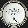 CLASSIC WHITE 2 5/8IN FUEL, 0-90ohm