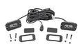 3x1.75 Inch Black Series LED Slim Aux | SAE Fog | Flush Mount | Pair