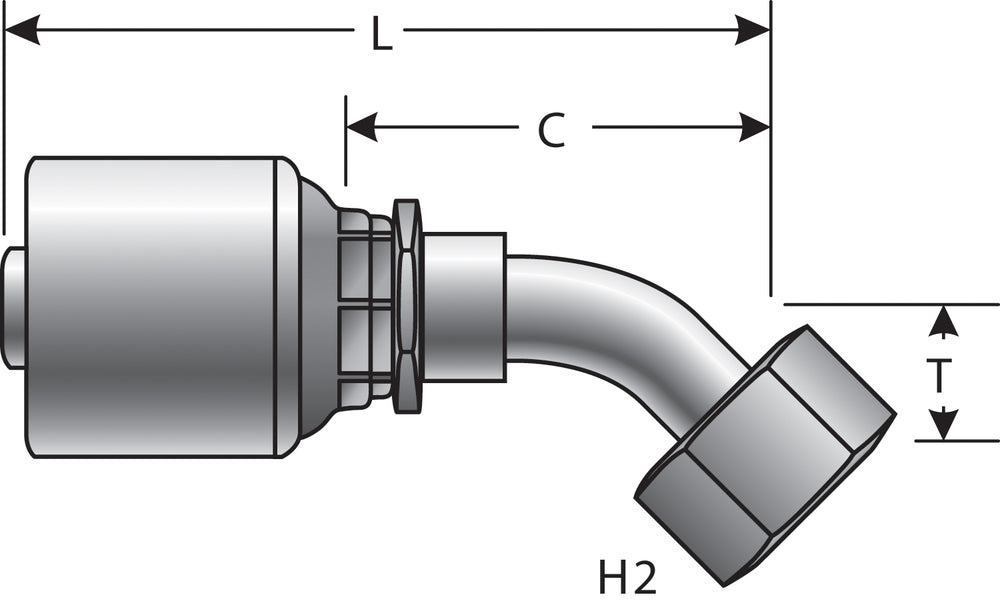 HYDRAULIC COUPLING - FIELD ATTACHAB