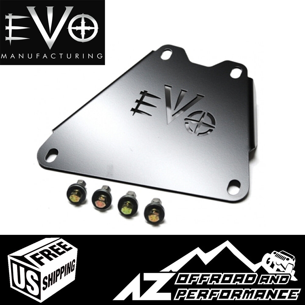 ~(7 lbs. 15X12X4)~ EVO 2007-2011 JK 3.8L Skid Connection Black Powdercoat 2007-2011 Jeep Wrangler JK JKU