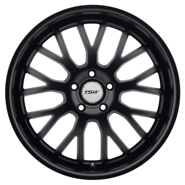 TSW Alloy Wheels black auto part