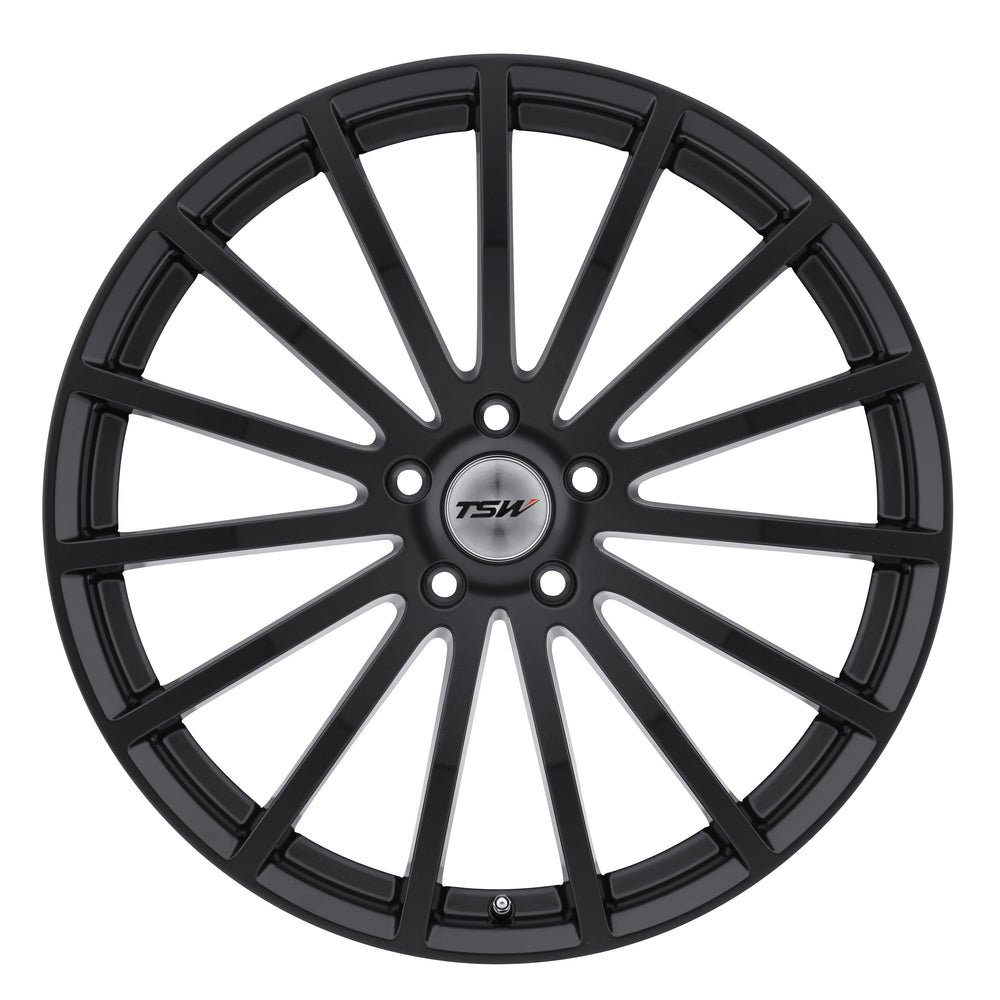 TSW Alloy Wheels black auto part