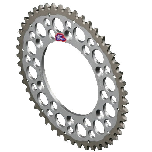 Renthal 04-23 Kawasaki KX 125/ 2-Stroke/ X/ XC/ KX450XCRear Twinring - Silver 520-51P Teeth