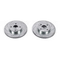 Power Stop 11-14 Mazda 2 Front Evolution Drilled & Slotted Rotors - Pair