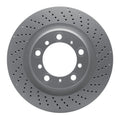 R1 Concepts Hi-Carbon Alloy GEOMET Coated Rotor - Drilled Fits Porsche Boxster