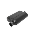 Super 44 Series Chambered Muffler Super 44 Series Stainless Steel 2.25 Offset In 2.25 Center Out Aggressive Sound Flowmaster