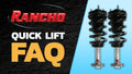 Rancho 94-01 Dodge Pickup / Ram 1500 1/2 Ton Front RS9000XL Shock