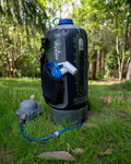 3 GALLON (12L) PORTABLE CAMPING PRESSURE SOLAR SHOWER