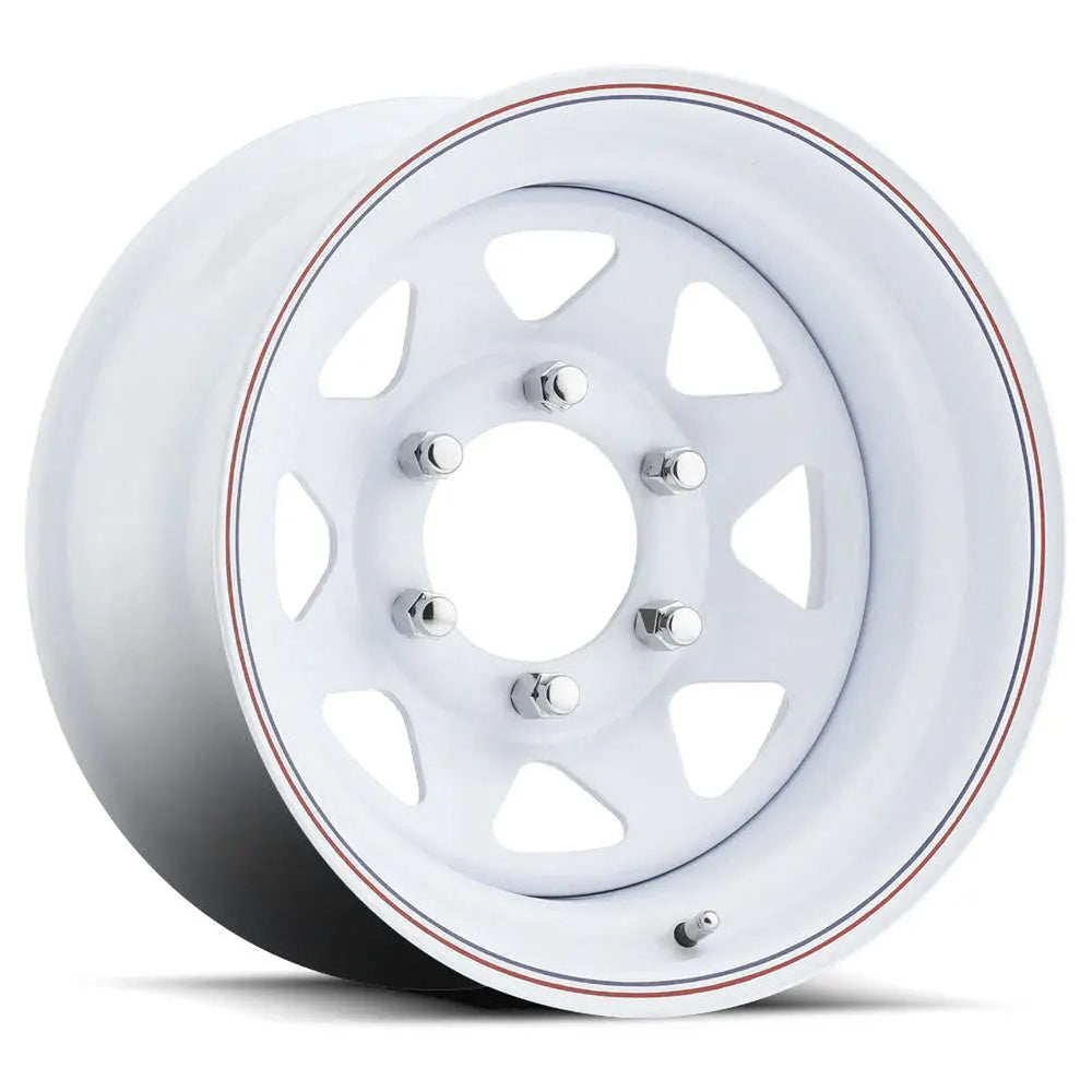 Wheel Spoke Steel White 15x10 5x5 -38 Offset