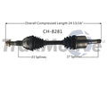NEW CV AXLE