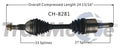 NEW CV AXLE