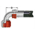 #8 AQP Socketless Hose Black 20'