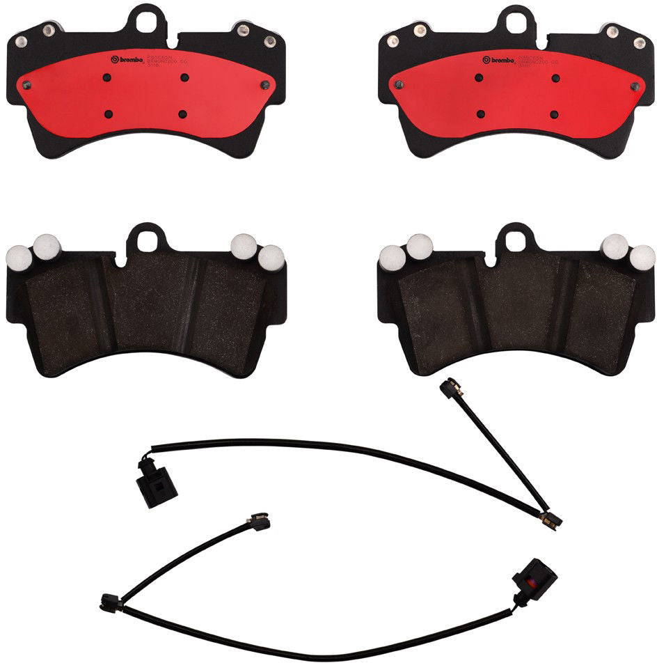 Brembo 07-15 Q7/03-06 Porsche Cayenne/04-10 VW Touareg Front Premium NAO Ceramic OE Equivalent Pad
