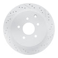 DFC 03-24 Infiniti M37 Rear Right Drilled & Slotted Geoperformance Rotor