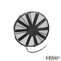 Electric Fan 16.00 Inch Electric Fan Puller Style Medium Profile 1604 CFM 10 Straight Style Blades Spal